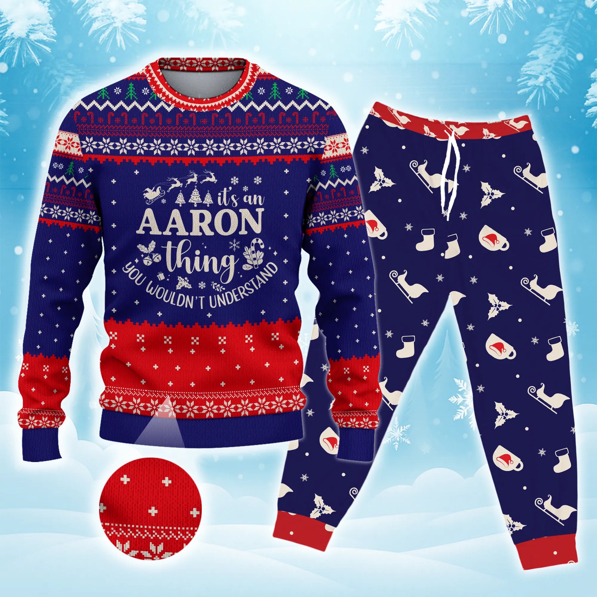 Ugly Sweater Adult Set